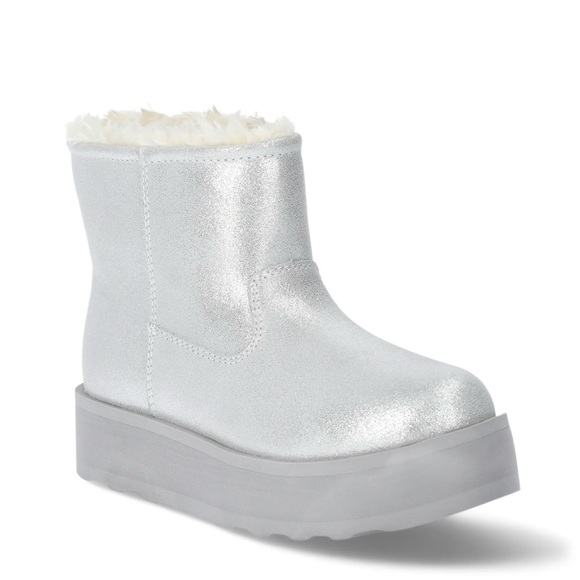 Time and Tru Shoes - Women's Genuine Suede Platform Cozy Boots
